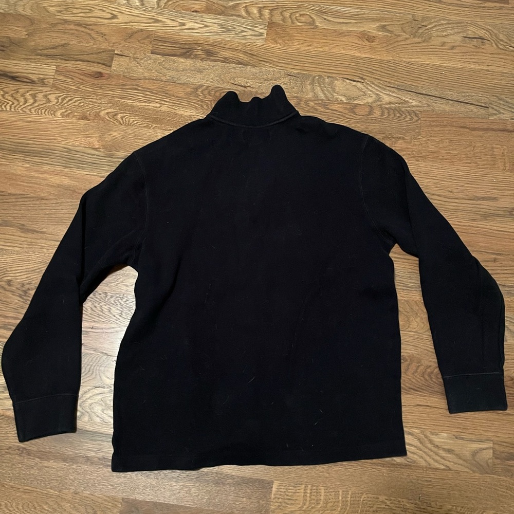 Polo Ralph Lauren Sweater Quarter Zip Medium Black